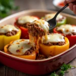 Easy Beef Recipes : Philly Cheesesteak Stuffed Peppers