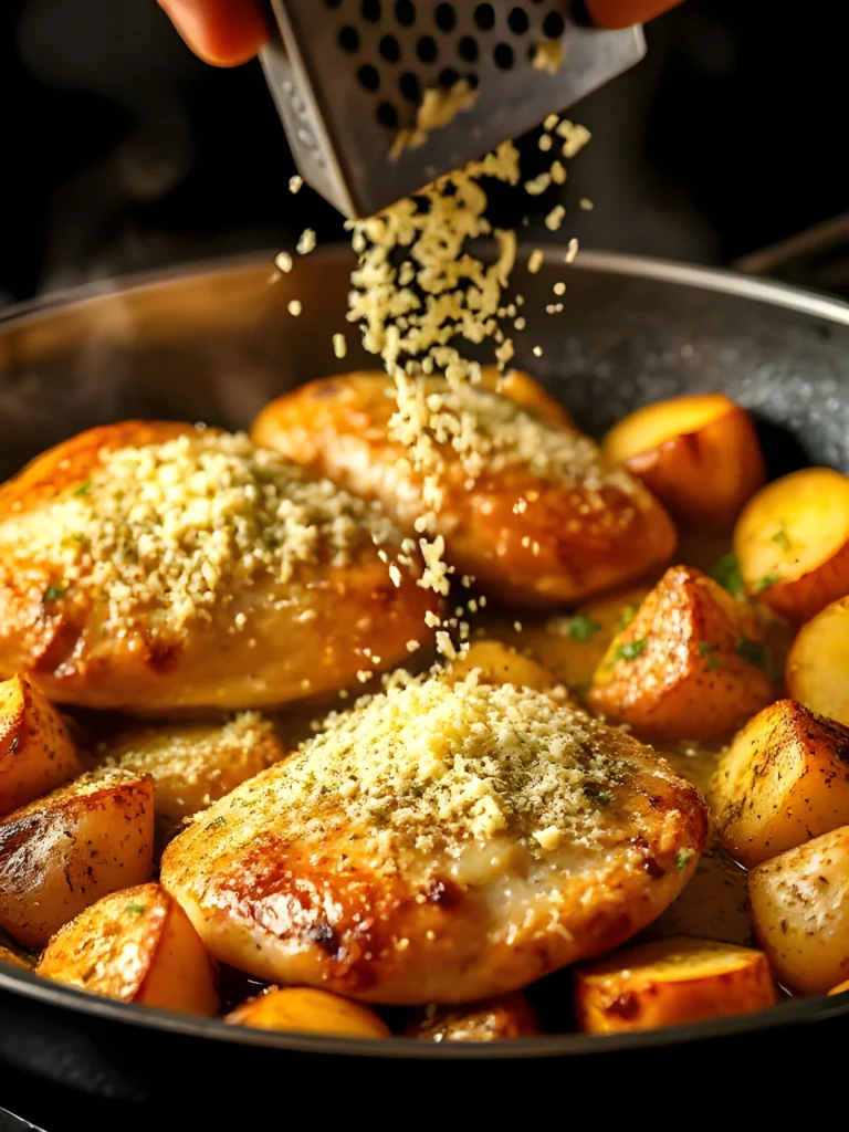 chicken and potatoes recipe cheese