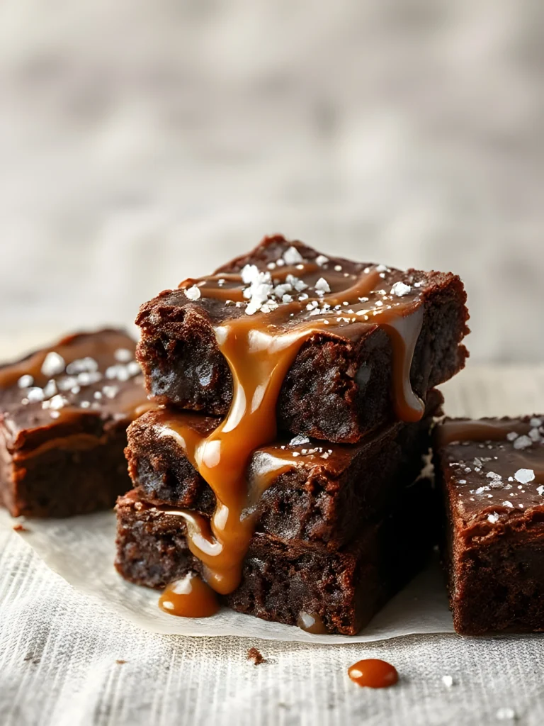 Salted Caramel Brownies