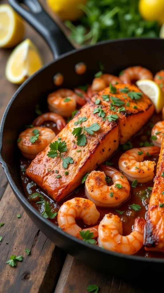 Salmon and Shrimp Recipe