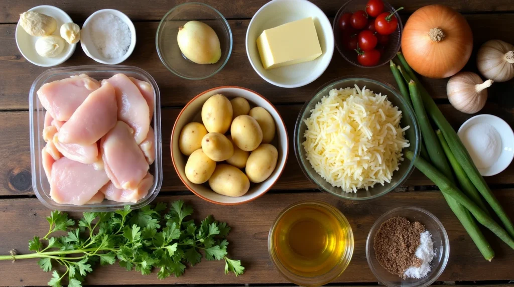 chicken and potatoes recipe ingredients