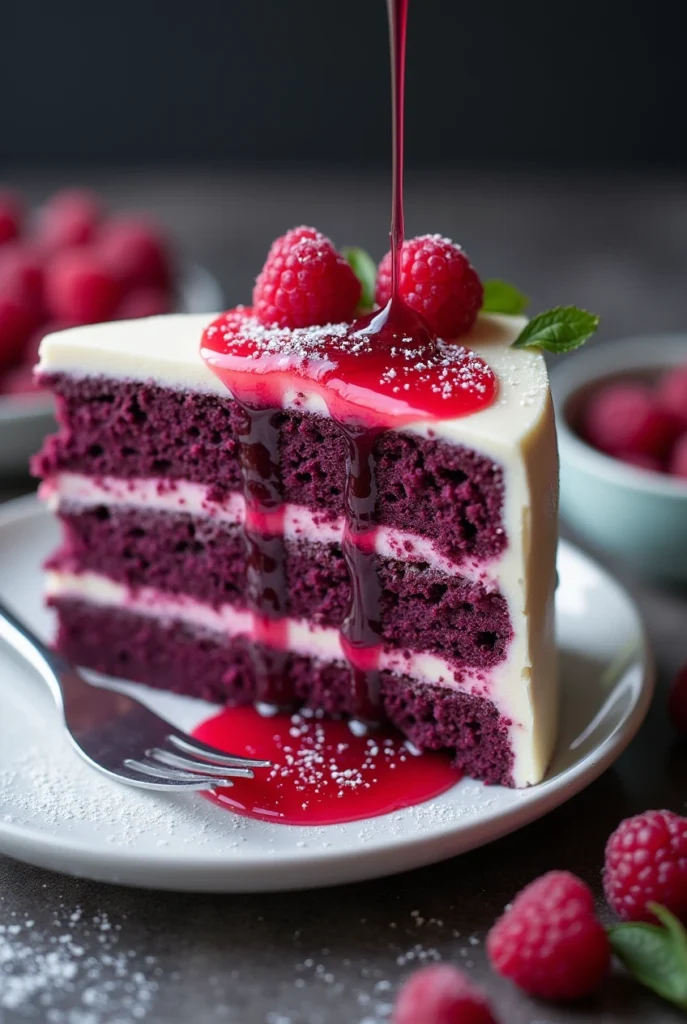 purple velvet cake