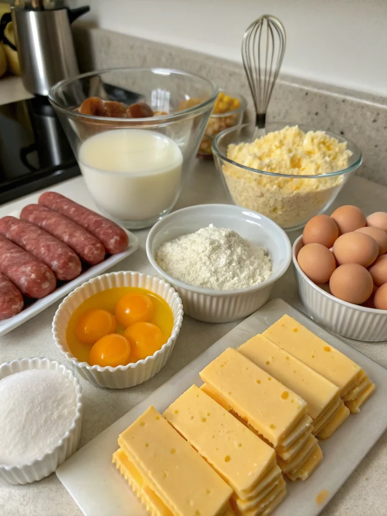 Sausage Egg and Cheese Muffins