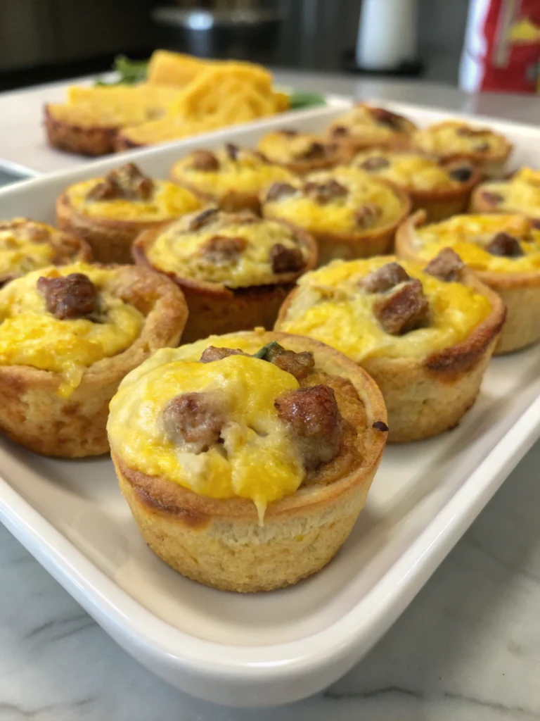 sausage egg and cheese muffins