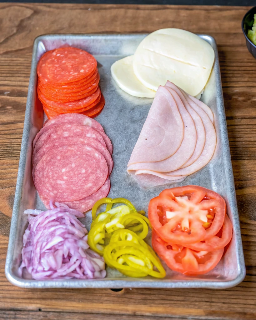 chopped italian sandwich ingredients
