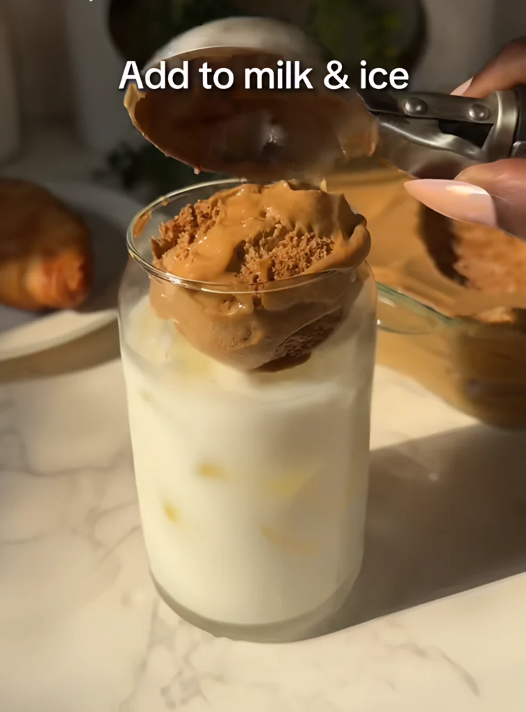Scopp of whipped coffee recipe