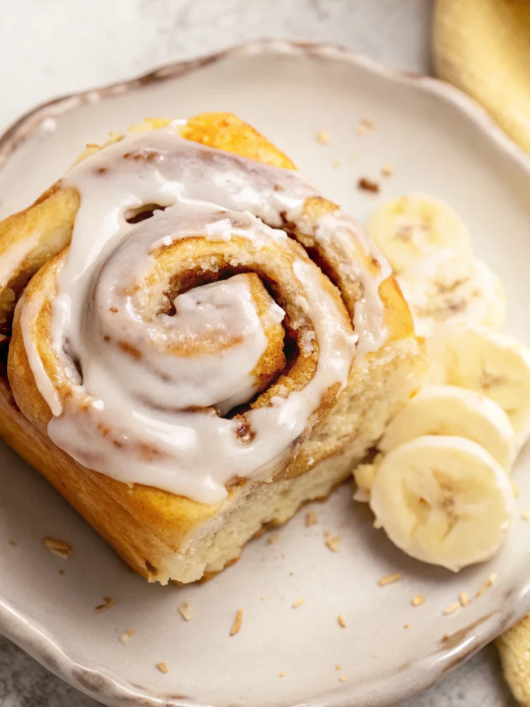 Banana Bread Cinnamon Rolls