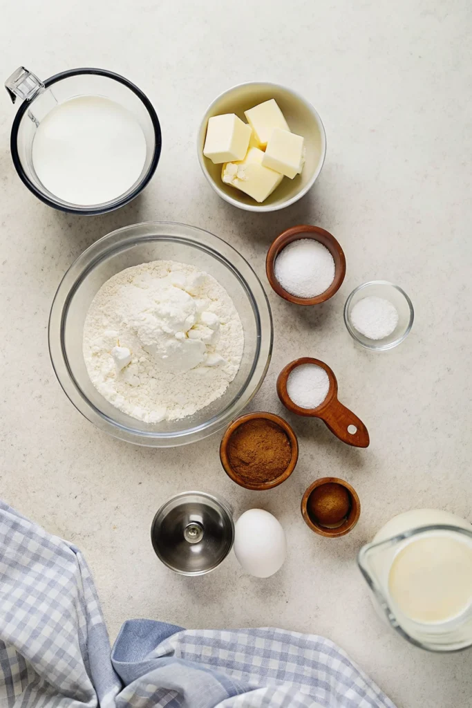 ingredients of Gluten Free Cinnamon Swirl Bread