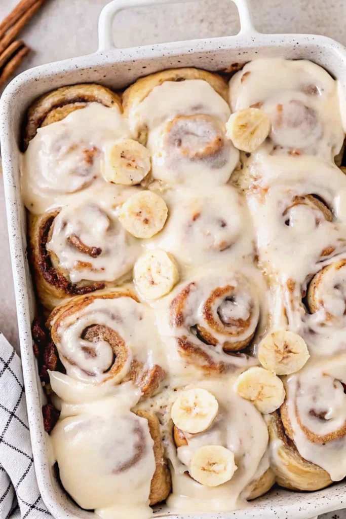 Banana Bread Cinnamon Rolls