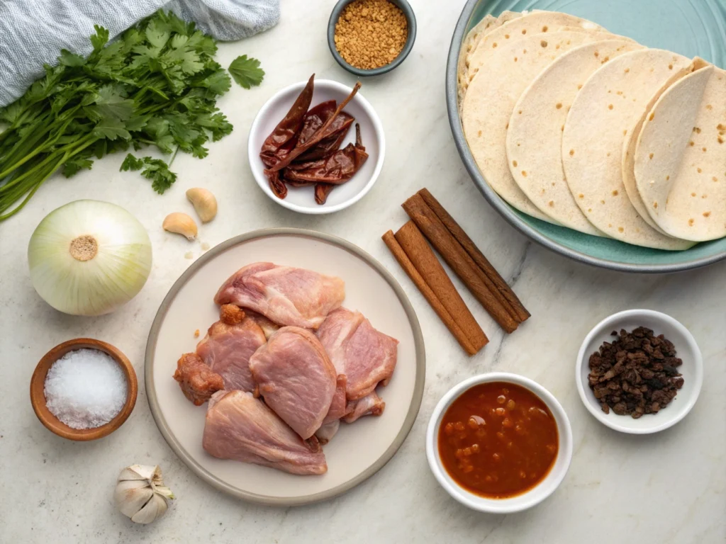 chicken birria tacos recipe ingredients